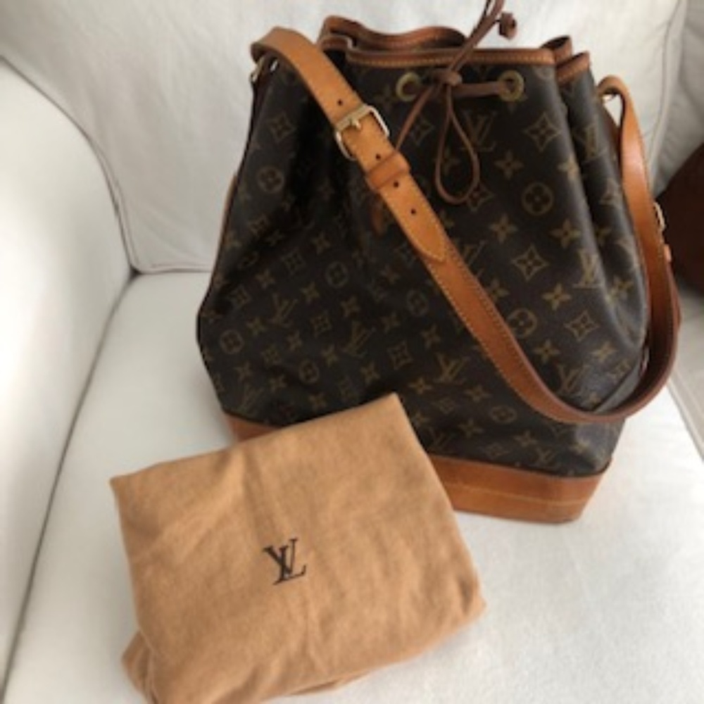 Louis Vuitton Monogram Noe Handbag Vintage